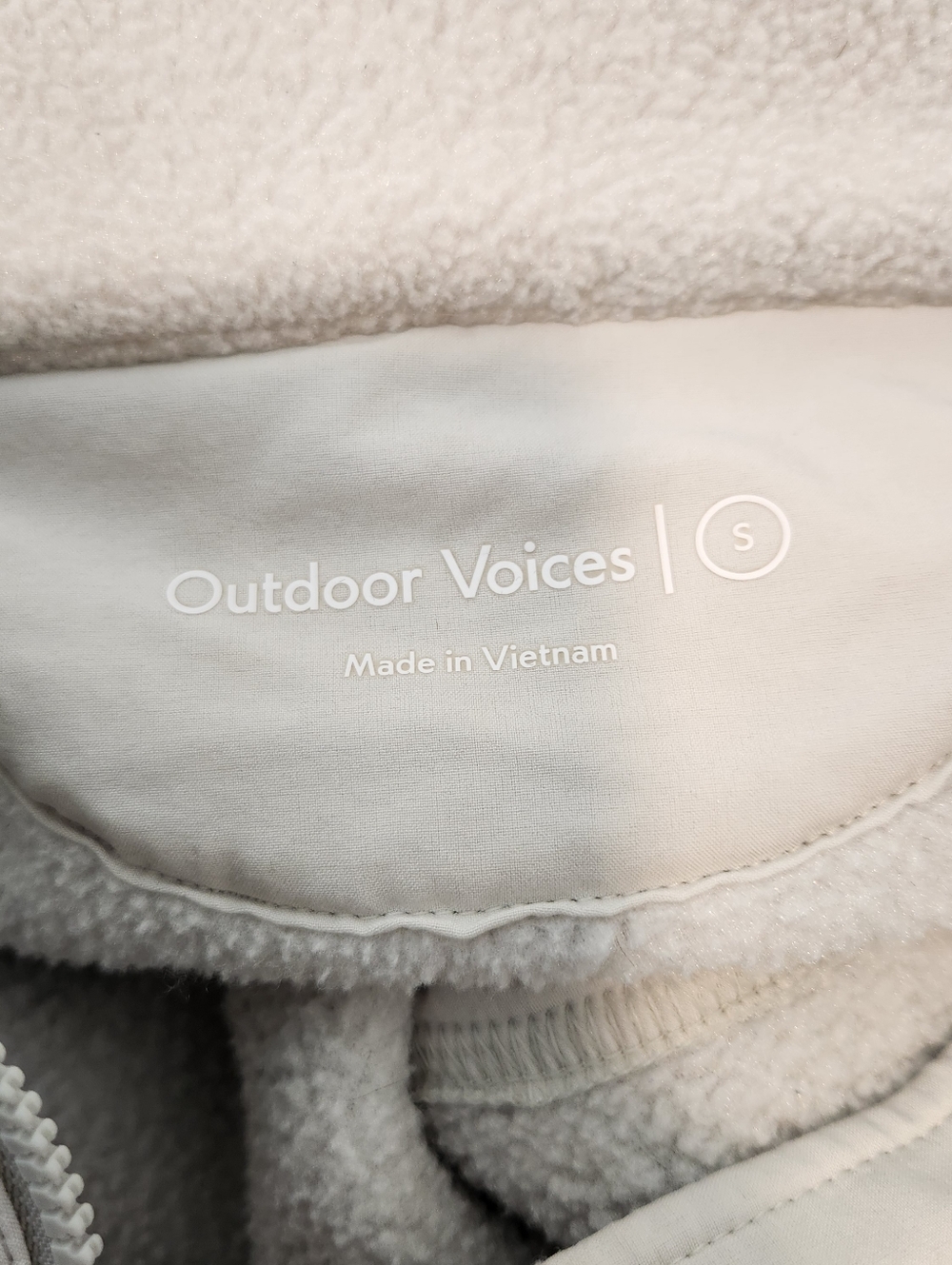 Outdoor Voices PrimoFleece 1/4 Zip Pullover Size Small - Picture 5 of 8
